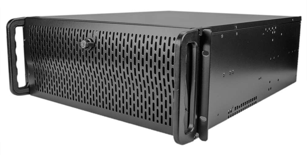 Серверный корпус 4U NR-D415-2 2x1600Вт (EATX 12x13, 9x5.25ext or 12x3.5"int, 550mm) черный