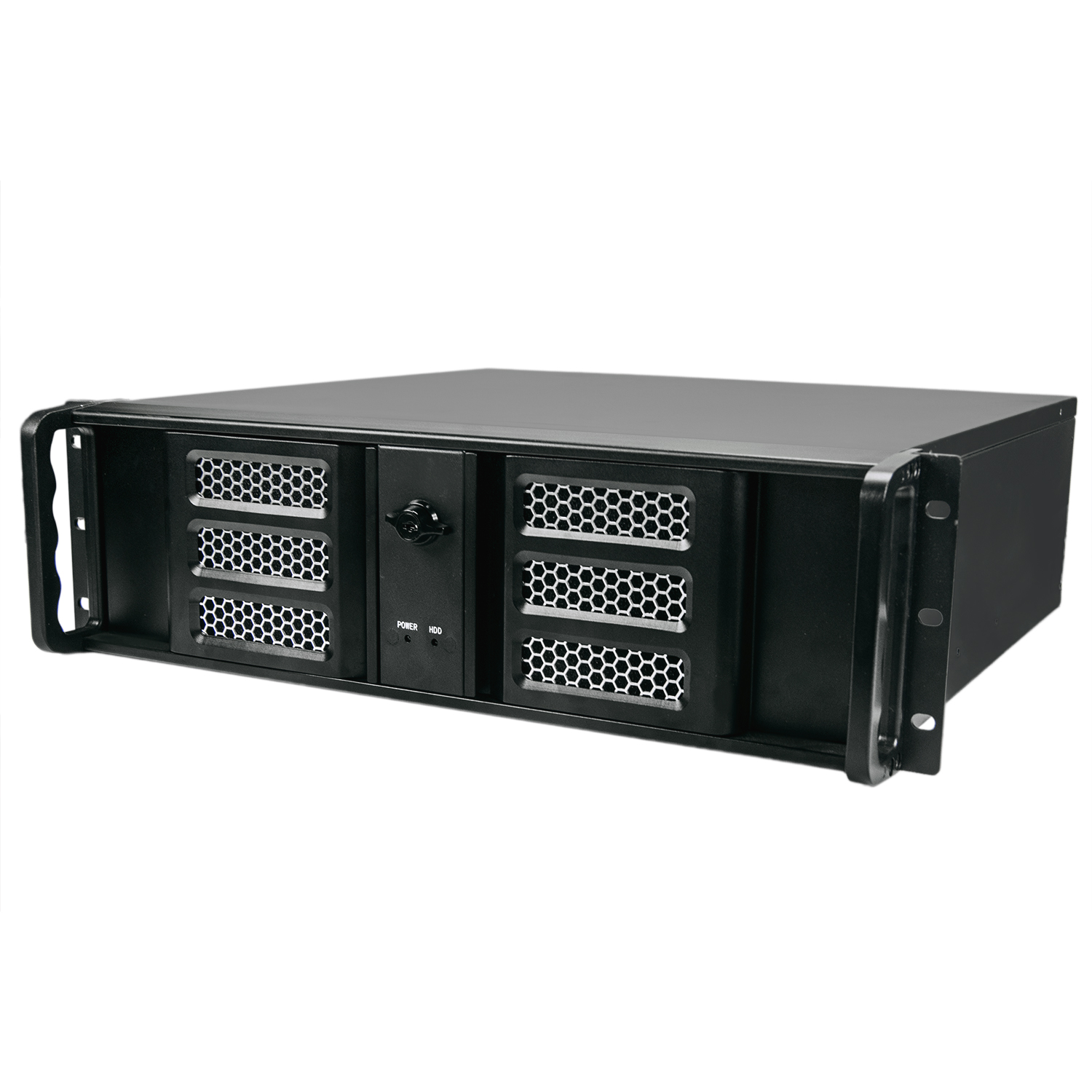 Серверный корпус 3U NR-N324D 600Вт (ATX 12"x9, 6", 3x5.25ext, 5x3.5int, 380mm) черный, NegoRack