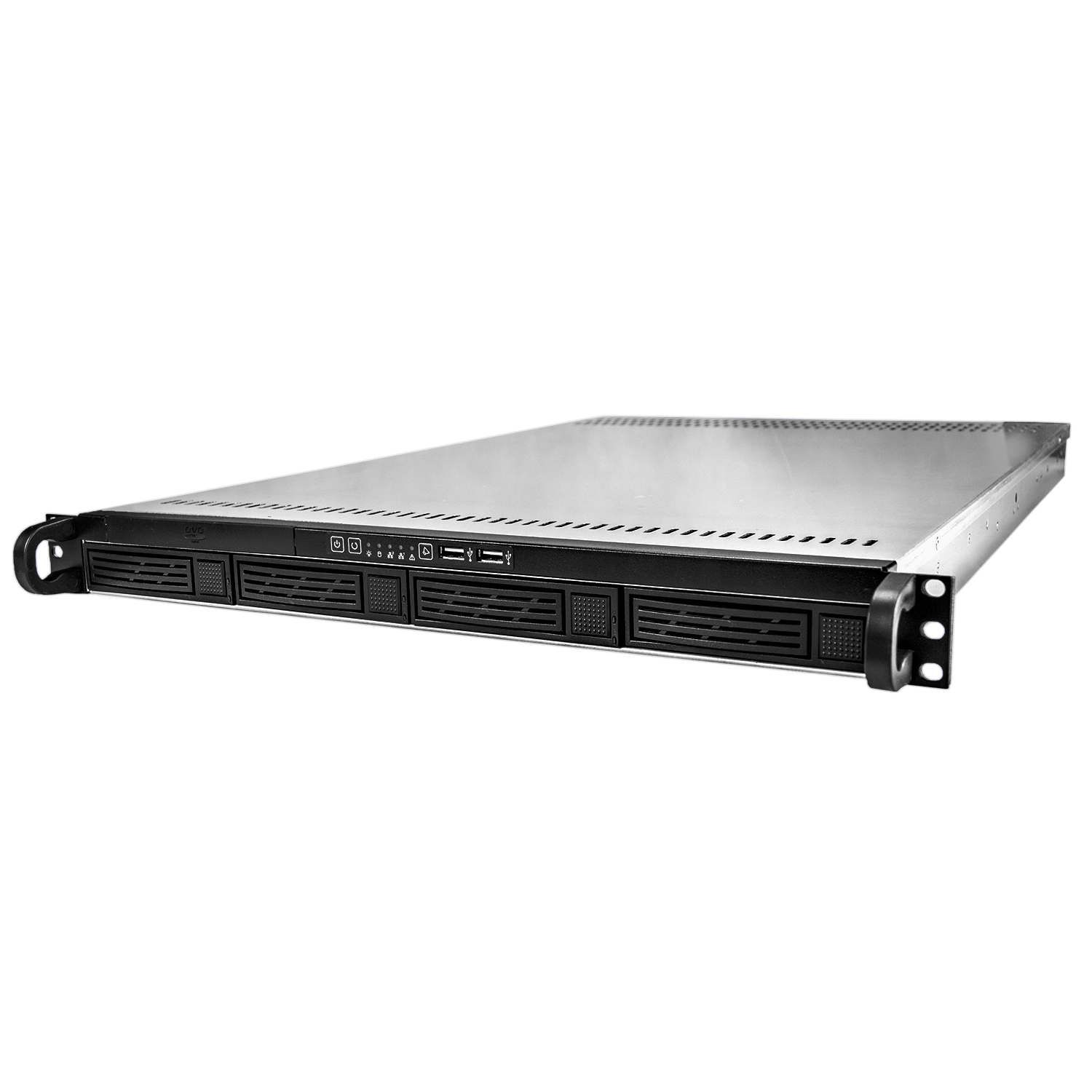 Серверный корпус 1U NR-R1004 600Вт 4xHot Swap SAS/SATA (ATX 10"x12", 2x2.5" int, Slim CD, 550mm)
