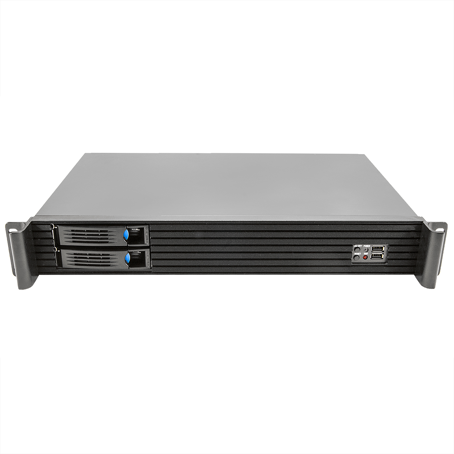 Серверный корпус 1.5U NR-R152 300Вт (MiniITX, 2x3.5"hotswap SATA, 2x2.5"int, 280mm) черный, NegoRack