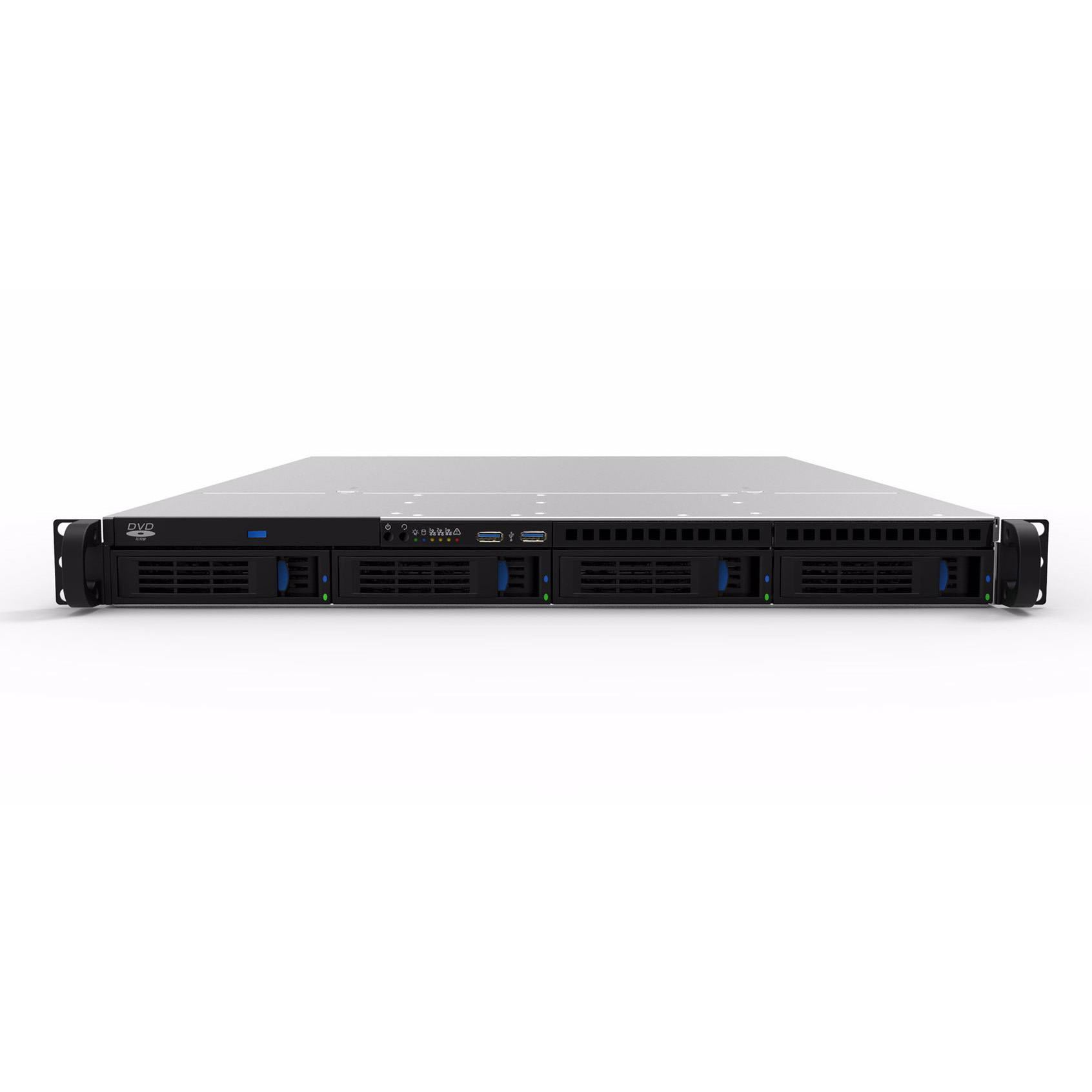 Серверный корпус 1U NR-R104 300Вт 4xHot Swap SAS/SATA(EATX 12x13, Slim CD, 650mm) черный