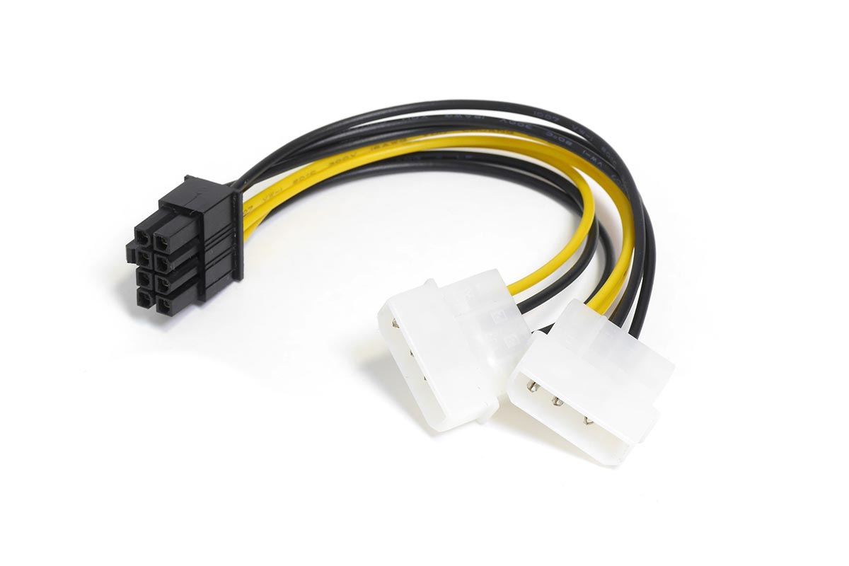  питания 2x 4pin Molex — PCI-E 8pin для видеоадаптера | NegoRack