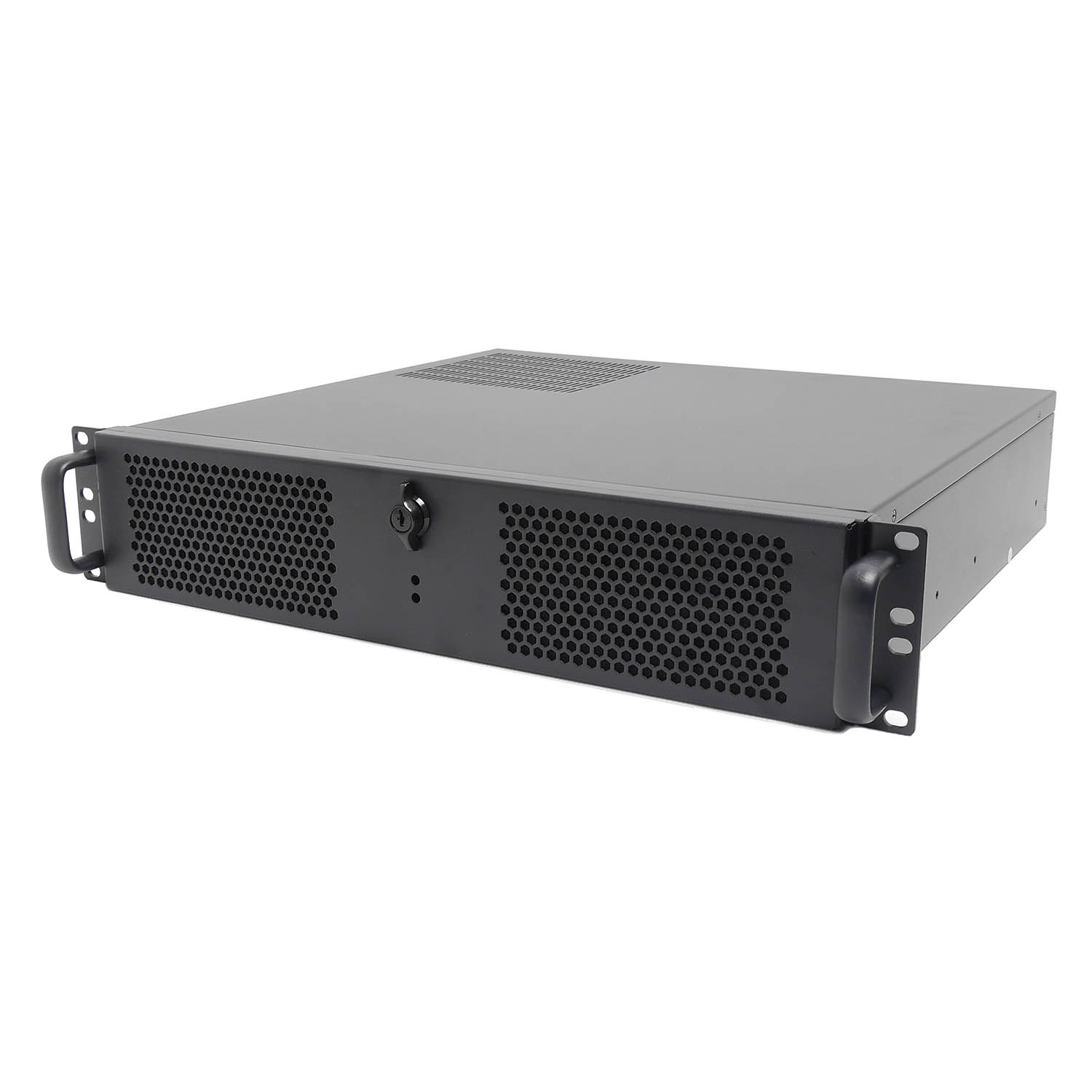 Серверный корпус 2U NR-N238CD 2x460Вт (ATX 9.6x9.6, 2x5.25ext, 4x3.5int, 400mm) черный, NegoRack