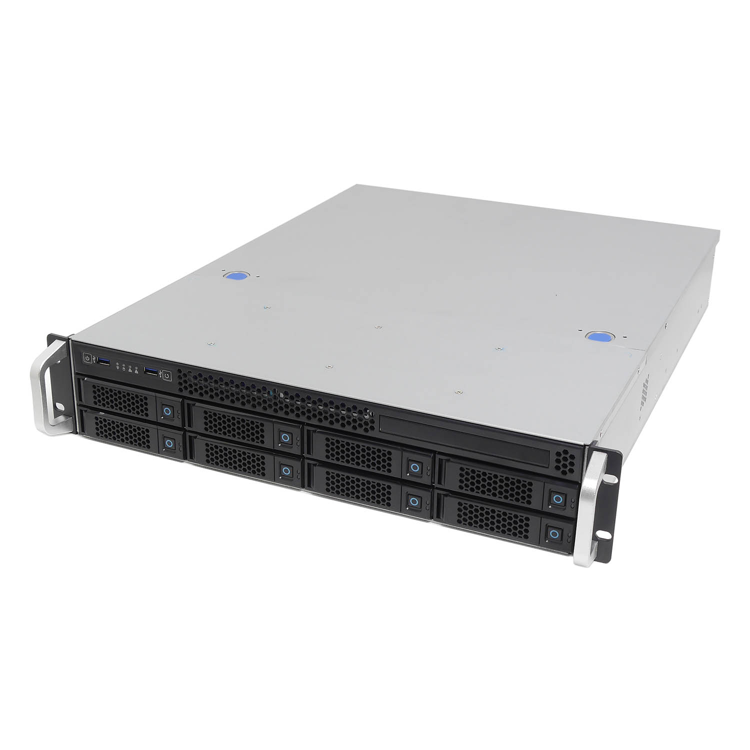 Серверный корпус 2U NR-H2008 8xHot Swap SAS/SATA (ATX 12x10.5, 550mm) черный,Negorack